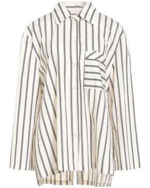SOLOTRE Shirt Cotton, Viscose, Polyamide - White