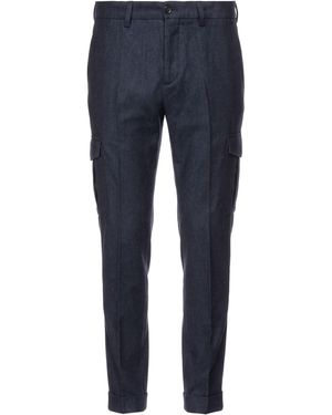 Barba Napoli Pants Virgin Wool - Blue