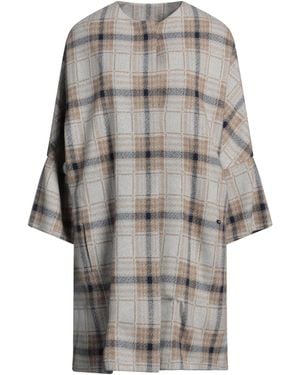 Fedeli Coat Virgin Wool, Viscose, Cashmere, Polyamide - Gray