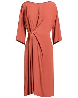 Semicouture Vestido Midi - Rojo