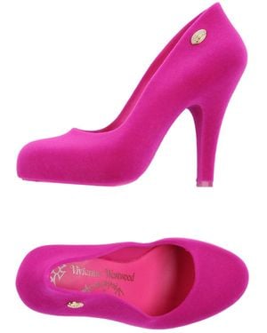 Vivienne Westwood Fuchsia Court Shoes Textile Fibres - Pink