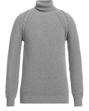 Daniele Alessandrini Turtleneck Wool, Polyamide - Grey