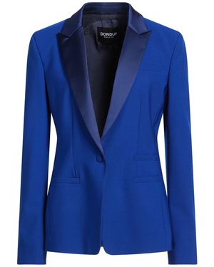 Dondup Blazer Polyester, Virgin Wool, Elastane - Blue