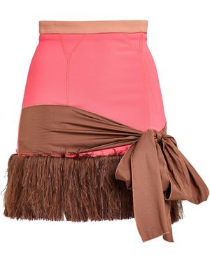 Elisabetta Franchi Mini Skirt - Pink