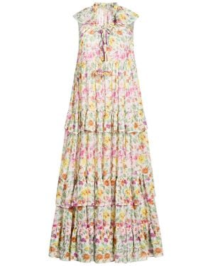 Anjuna Maxi Dress Cotton, Silk - White