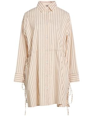 Roberto Collina Mini Dress Cotton, Polyamide, Elastane - Natural