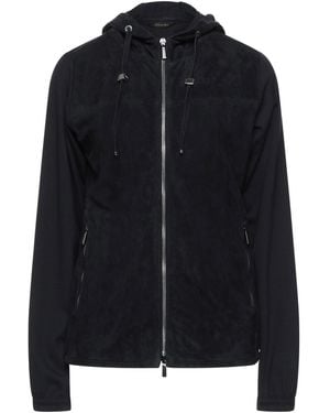 Moorer Jacket Soft Leather, Viscose, Polyamide, Elastane - Black