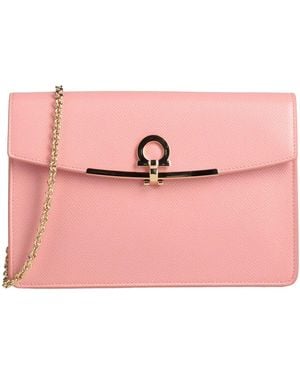 Ferragamo Cross-Body Bag Leather - Pink