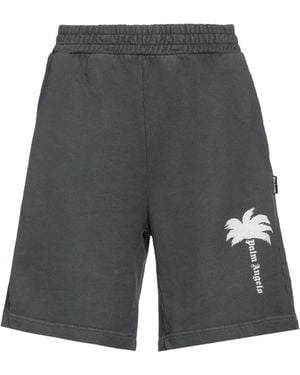 Palm Angels Lead Shorts & Bermuda Shorts Cotton - Grey
