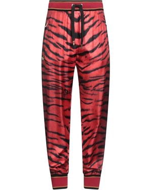 Dolce & Gabbana Pants Silk, Bronze, Cotton, Elastane - Red