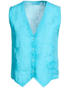 Ploumanac'h Tailored Vest Linen - Blue
