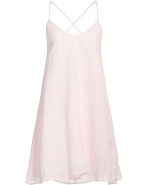 Fisico Mini Dress Ramie - Pink