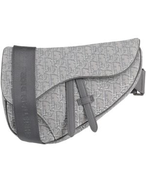 Dior Cross-Body Bag Textile Fibres - Grey
