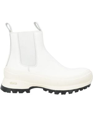 Jil Sander Ankle Boots - White