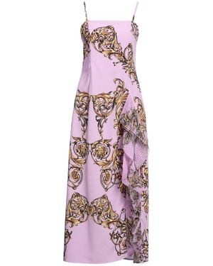 Versace Jeans Couture Midi Dress Polyester - Purple