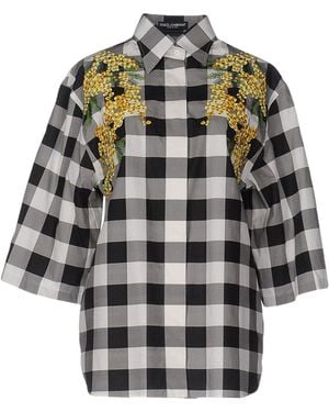 Dolce & Gabbana Shirt Cotton, Viscose - Black