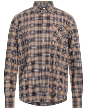 Brooksfield Sand Shirt Cotton - Grey