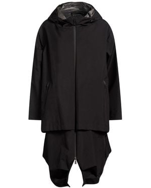 Herno Overcoat & Trench Coat Polyester, Pet (Polyethylene Terephthalate) Gore-Tex - Black