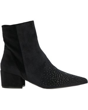 Luciano Barachini Ankle Boots Textile Fibres - Black