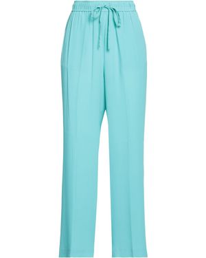 SEVENTY VENEZIA Trousers Acetate, Silk - Blue