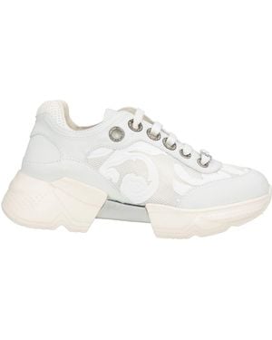 Baldinini Trainers Textile Fibres, Leather - White