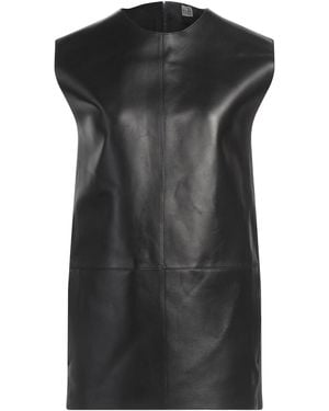 TOTEME Top Lambskin - Black