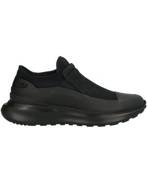 Giovanni Conti Trainers Leather, Textile Fibres - Black