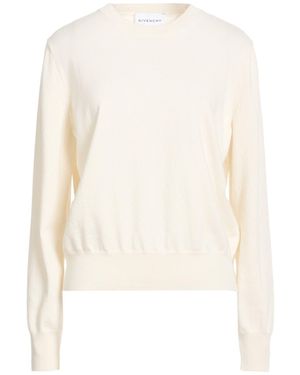 Givenchy Cream Jumper Cashmere - White