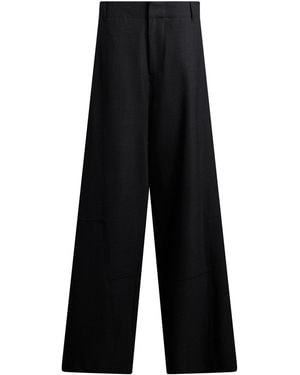 Plan C Pants Virgin Wool, Elastane - Black
