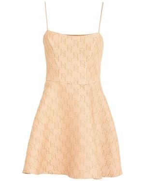Elisabetta Franchi Mini Dress Polyamide, Polyester - Natural