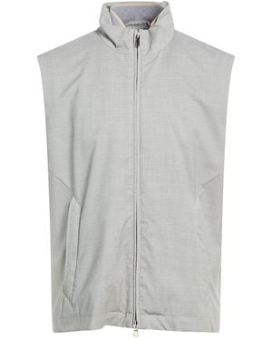 Paul & Shark Vest Virgin Wool, Silk - Grey