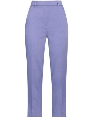 SOLOTRE Pants Polyester, Elastane, Acetate, Viscose - Blue