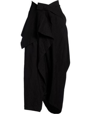 Issey Miyake Trousers Triacetate, Linen, Elastane - Black