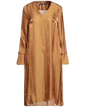 Brian Dales Midi Dress - Brown