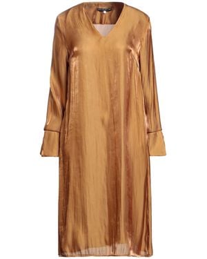 Brian Dales Midi Dress - Brown