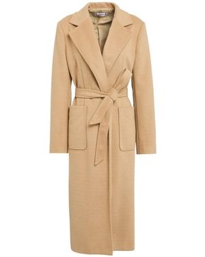 Please Coat Polyester, Viscose - Natural