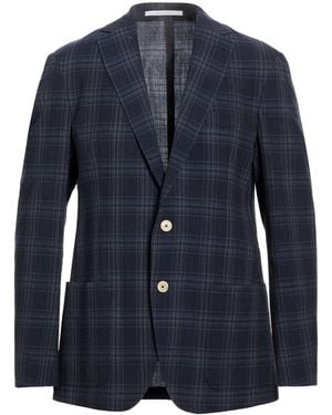 Eleventy Midnight Blazer Wool, Elastane - Blue
