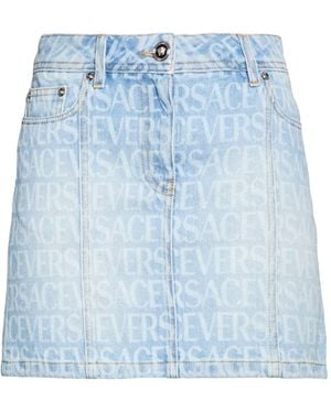 Versace Denim Skirt Cotton - Blue