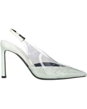 Evangelie Smyrniotaki x Sergio Rossi Court Shoes - White