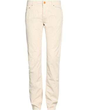 Hand Picked Trousers Cotton, Elastane - Natural