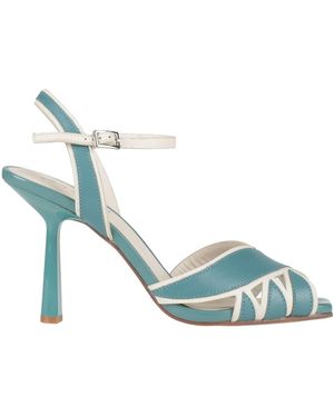 CRIS VERGRÉ Sandals Leather - Blue