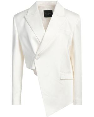 Gaelle Paris Blazer Cotton, Viscose, Elastane - White