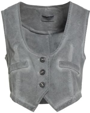 Motel Tailored Vests - Gray