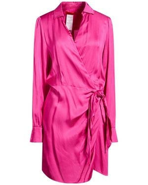 MAX&Co. Fuchsia Mini Dress Viscose - Pink