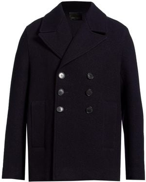 Roberto Collina Coat Wool, Polyamide - Blue