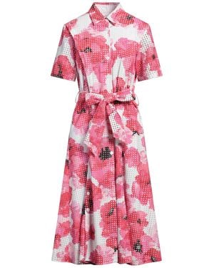 Prabal Gurung Fuchsia Midi Dress Cotton - Pink