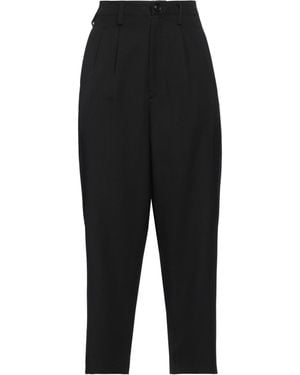 Y's Yohji Yamamoto Pants Wool - Black