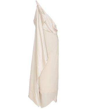 Stephan Janson Light Midi Dress Silk - White