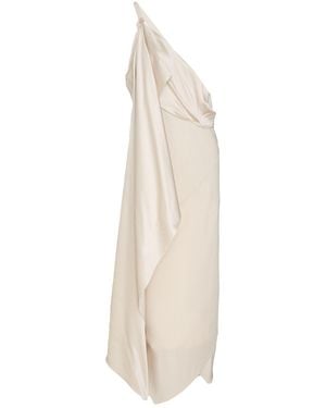 Stephan Janson Light Midi Dress Silk - White