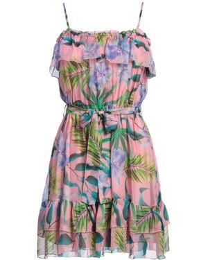 Liu Jo Mini Dress Viscose, Silk - White